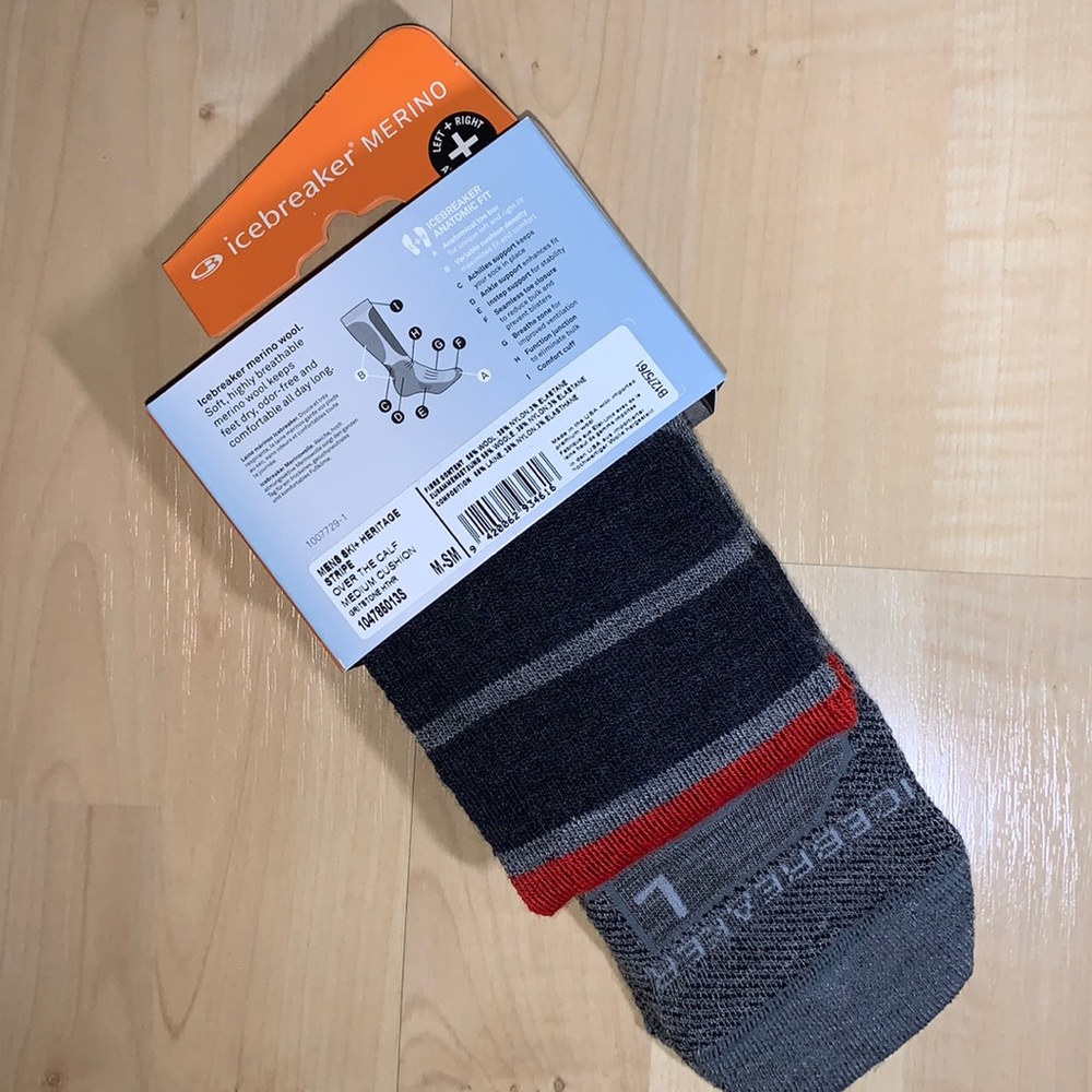ICEBREAKER SKI + Merino Wool Heritage Over the Calf Socks - Picture 4 of 8